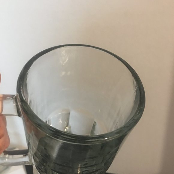 Set of 2 Large Heavy Glass Beer Mugs - Picture 10 of 12